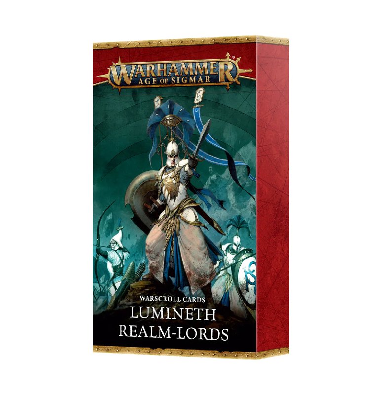 Games Workshop Lumineth Realm-Lords Warscroll Cards Set of 41