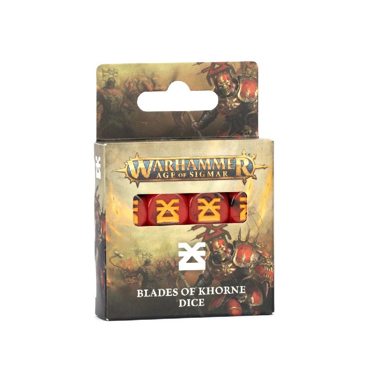 Games Workshop Age of Sigmar Blades of Khorne Dice Set (16mm, 16 Dice)