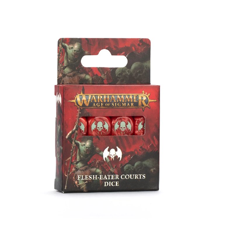 Games Workshop Warhammer Age of Sigmar Flesh-Eater Courts Dice Set (16mm, 16 Dice)