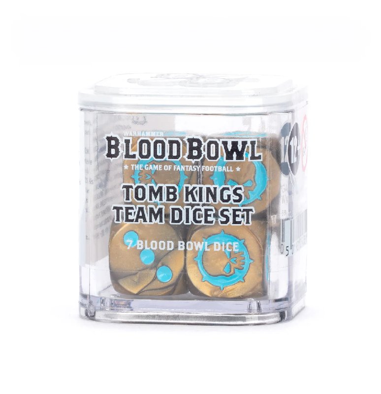 Games Workshop Blood Bowl Tomb Kings Team Dice Set