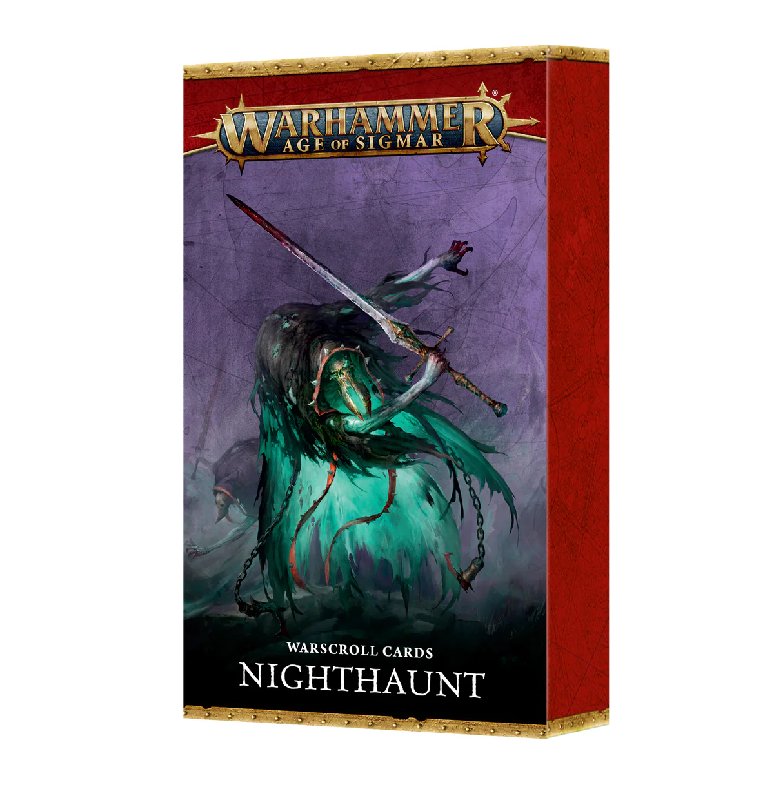 Warhammer Age Of Sigmar Warscroll Cards: Nighthaunt (42 Cards)