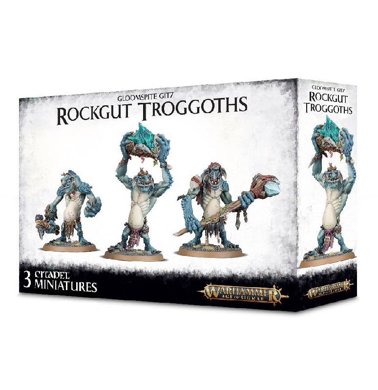 Warhammer Age Of Sigmar Gloomspite Gitz Rockgut Troggoths Box Set