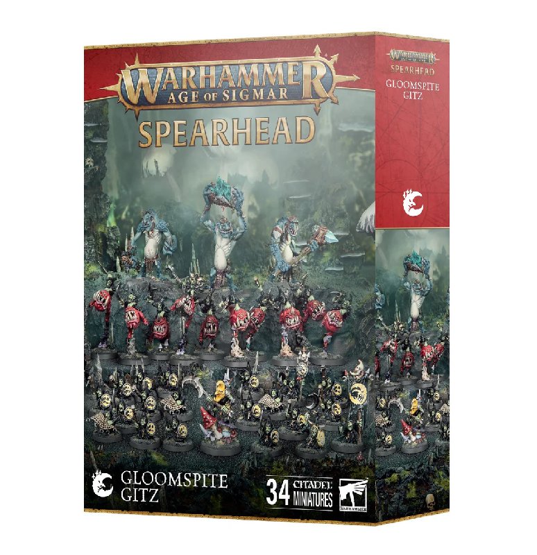 Warhammer Age Of Sigmar Gloomspite Gitz Bad Moon Madmob Box Set