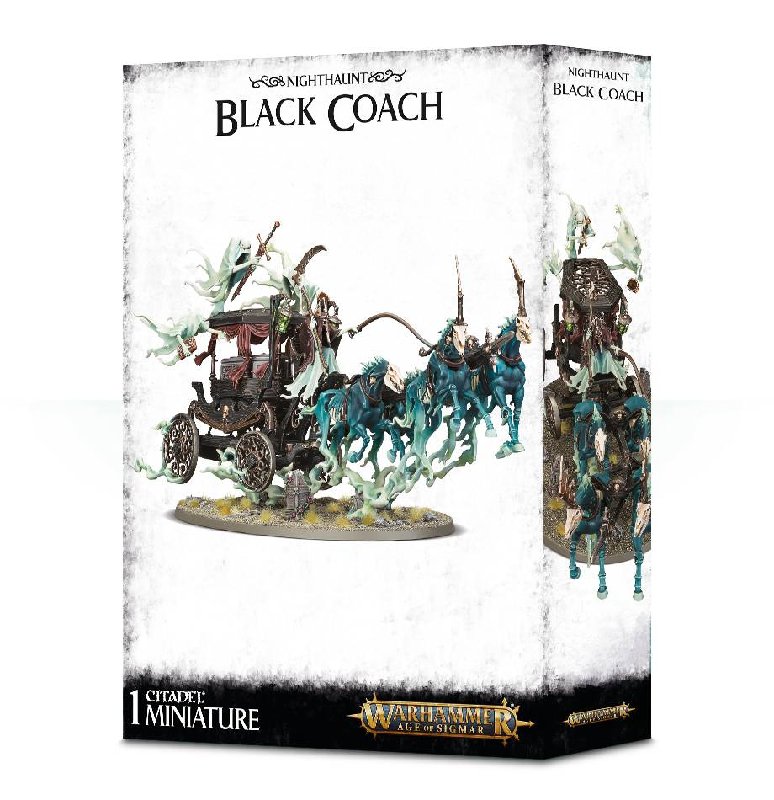 Warhammer Age Of Sigmar Nighthaunt Black Coach Undead Model Set