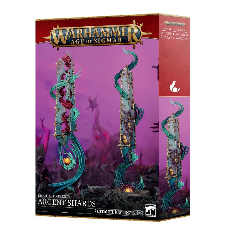 Games Workshop Disciples of Tzeentch Argent Shards Plastic Kit with 2x 80mm Bases