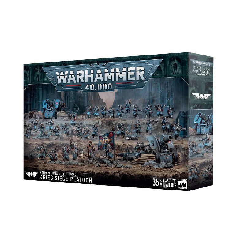 Games Workshop Astra Militarum Krieg Siege Platoon Battleforce Box Set