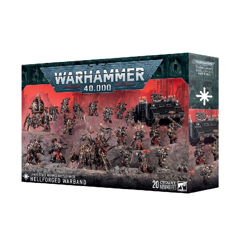 Warhammer 40000 Chaos Space Marines: Hellforged Warband Battleforce