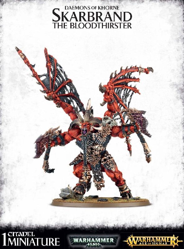 Warhammer Age of Sigmar Daemons of Khorne Skarbrand The Bloodthirster
