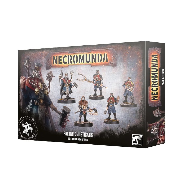 Necromunda Palanite Justicars 5-Miniature Plastic Kit with 70 Components