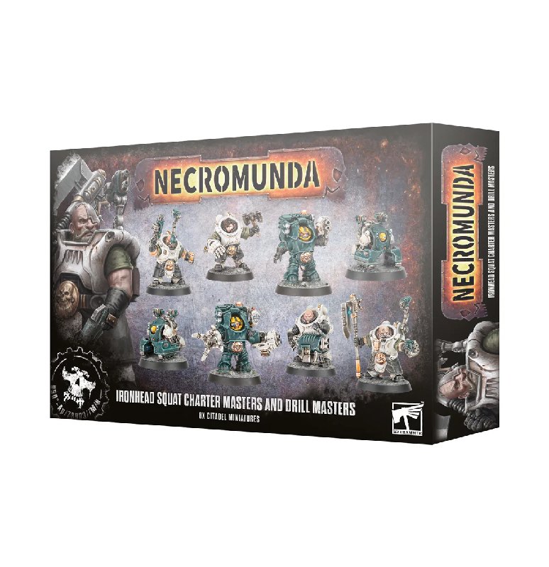 Necromunda: Ironhead Squat Charter & Drill Masters Plastic Kit
