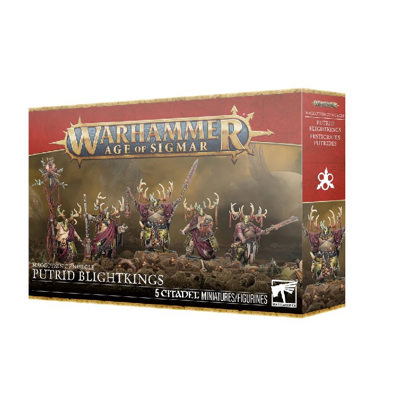 Games Workshop Maggotkin of Nurgle Putrid Blightkings 5-Figure Plastic Kit