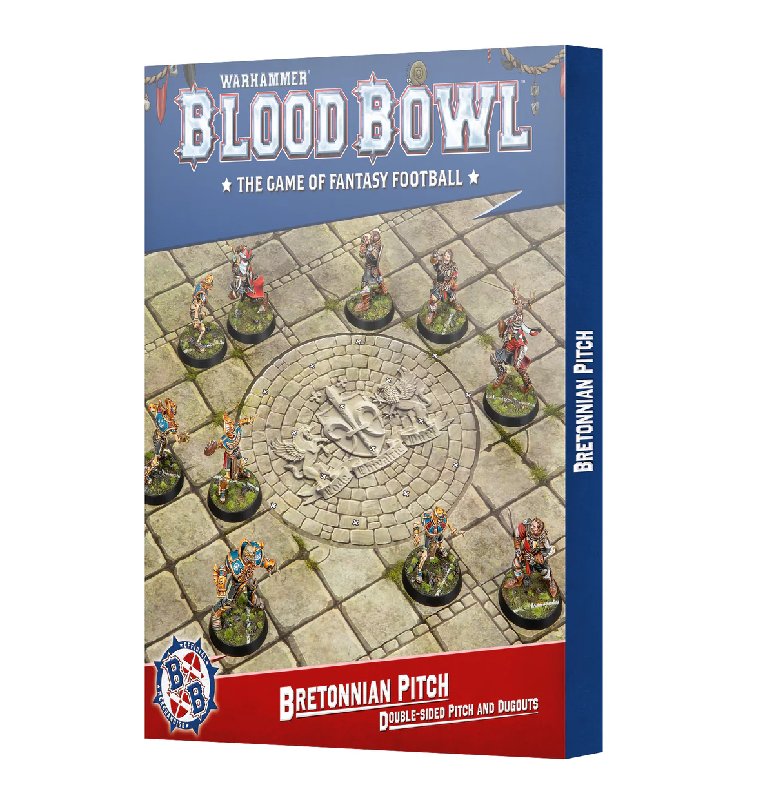 Games Workshop Blood Bowl Bretonnian Team Pitch & Dugouts Set