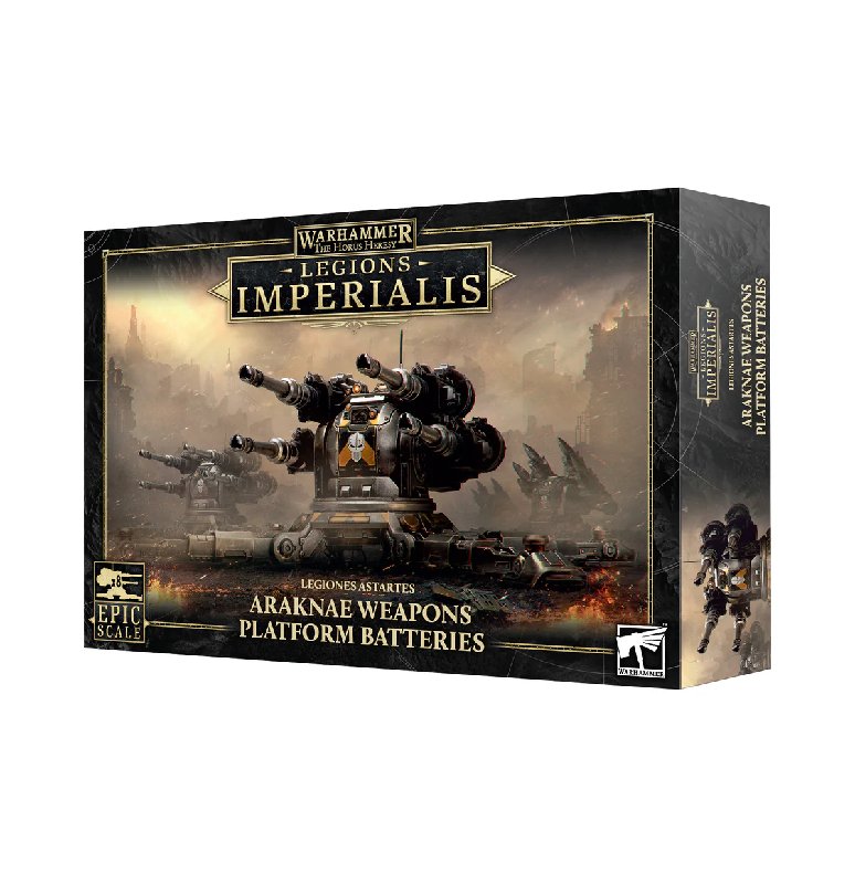 Games Workshop Legions Imperialis Araknae Weapons Platform Batteries Plastic Kit