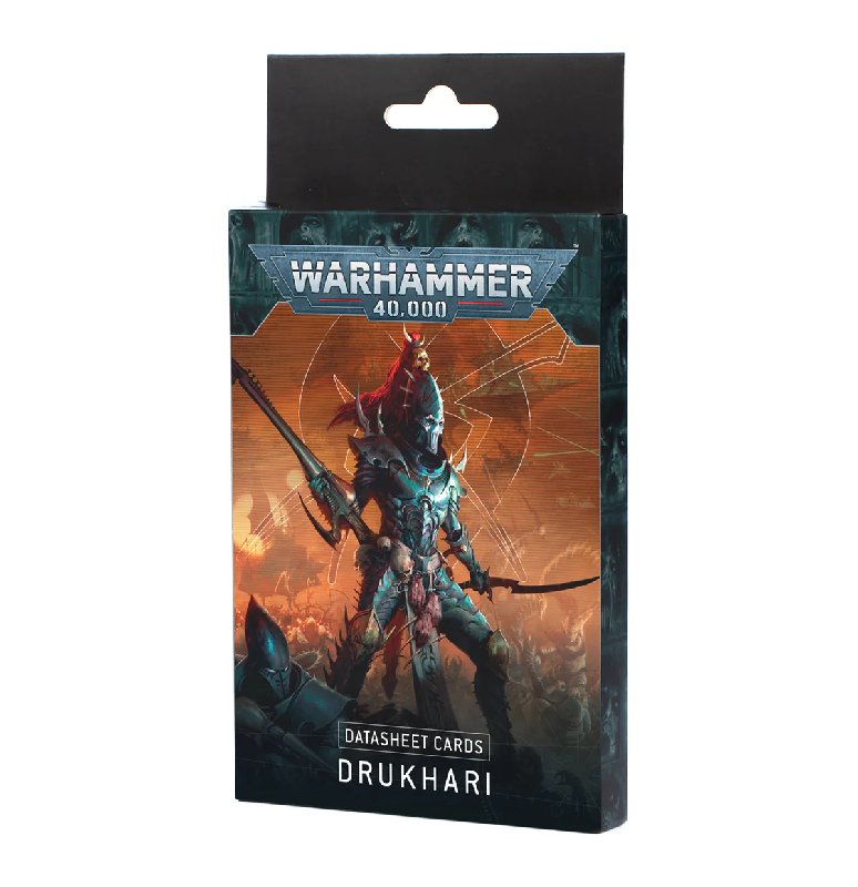 Warhammer 40,000 Drukhari Datasheet Cards, 28-Pack