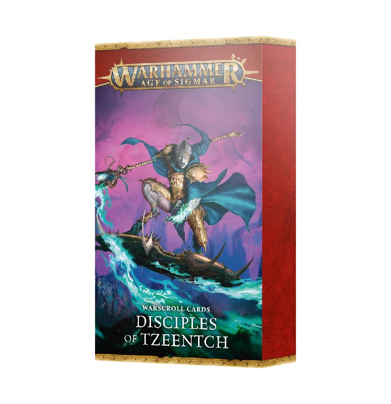 Games Workshop Disciples of Tzeentch Warscroll Cards Set of 42