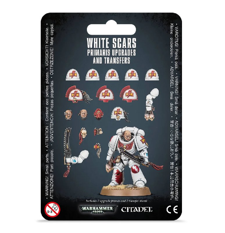 Warhammer 40,000 White Scars Primaris Upgrades & Transfers Set