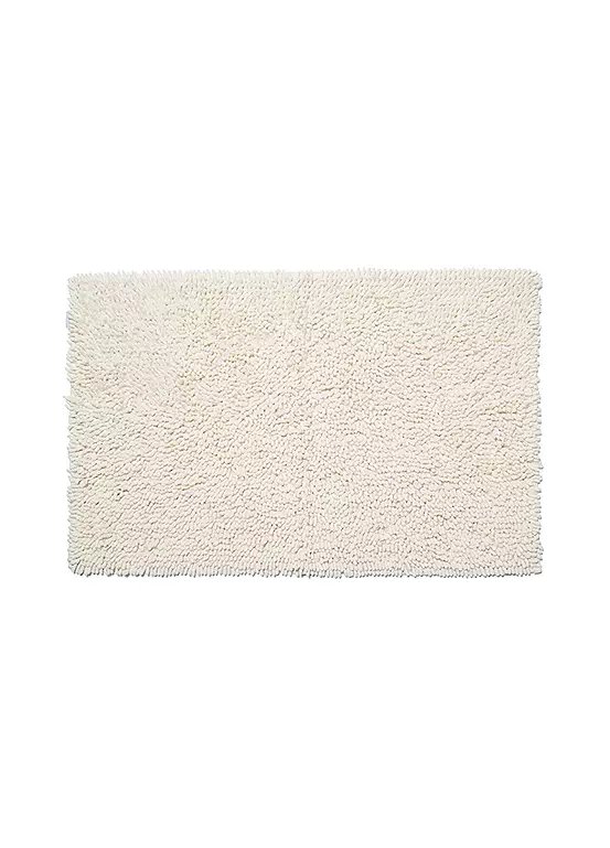 Croydex Cream Cotton Non-Slip Bath Mat