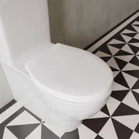 Croydex Constance Flexi-Fix Slow Close Toilet Seat in White