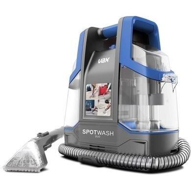 VAX SpotWash Duo Spot Cleaner with Dual Tools - Blue/Grey
