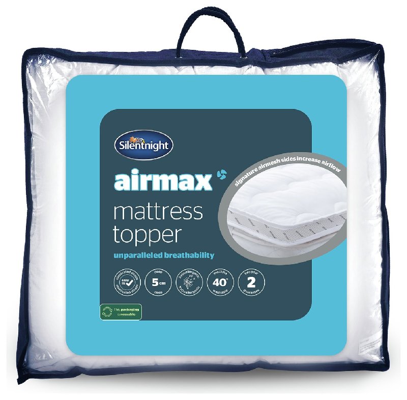 Silentnight Airmax Mattress Topper - Double, 5cm Hollowfibre