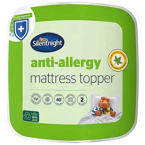 Silentnight Anti-Allergy Mattress Topper - Single 2.5cm