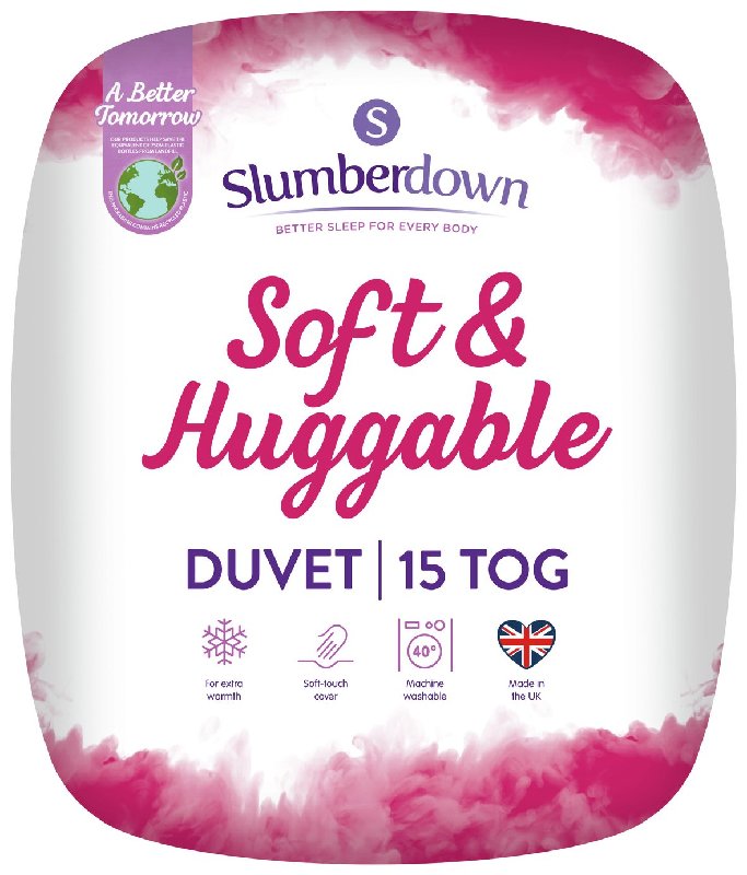 Slumberdown Soft & Huggable 15 Tog Duvet - Kingsize
