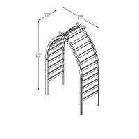 Forest Whitby Arch Garden Structure 2580 x 1540 x 760mm