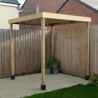 Forest Modular Pergola with Side Panel Pack 2045 x 1970 x 1970mm