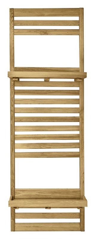 Forest Slatted Wall Planter 2 Shelves 1800 x 600 x 35mm