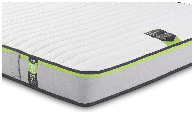 Jay-Be Benchmark S1 Comfort Eco Friendly Small Double Mattress, 120x190cm
