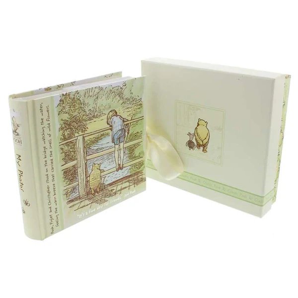 Disney Winnie the Pooh Heritage Photo Album, Holds 80 6x4 inch Photos, Gift Boxed
