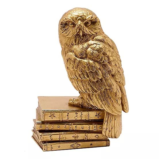 Warner Bros Harry Potter Alumni Figurine Hedwig Gold Resin 20cm