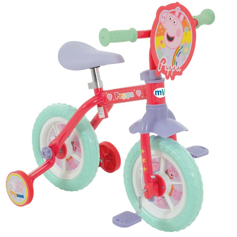 Peppa Pig My First 2-in-1 10" Training Bike for Children