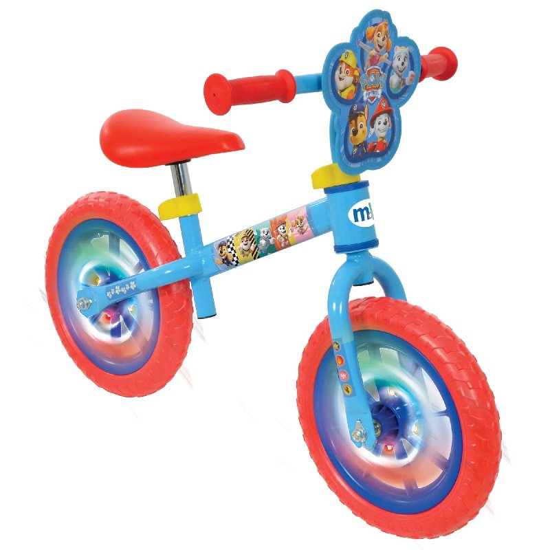 Paw Patrol 12-Inch Balance Bike with Light-Up Wheels