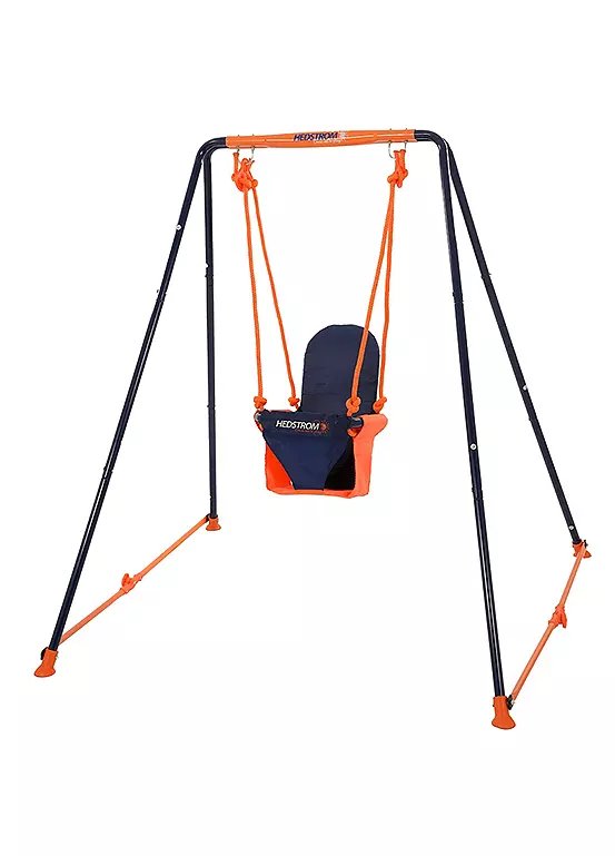 Hedstrom Fast Folding Musical Toddler Swing with 20 Melodies and Anchor Kit