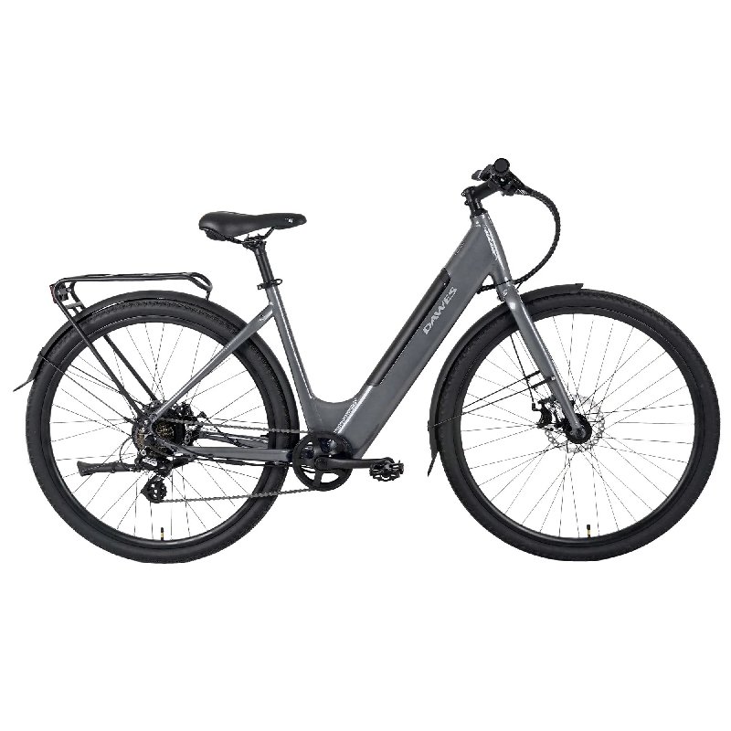 Dawes Scenic Low Step Electric Hybrid Bike with 375Wh Battery, 7-Speed