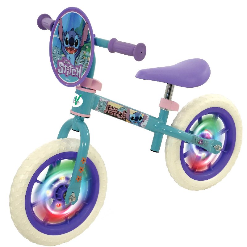 MoVe Stitch 12-inch Balance Bike with Light-Up Wheels