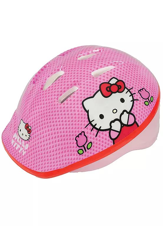 Hello Kitty Kids Safety Helmet with Adjustable Dial, 48-52cm Head Size