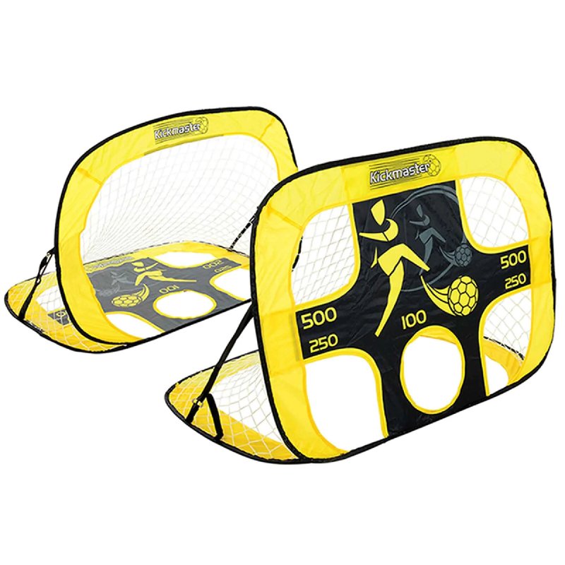 Kickmaster Quick Up Goal and Target Shot Football Training Aid