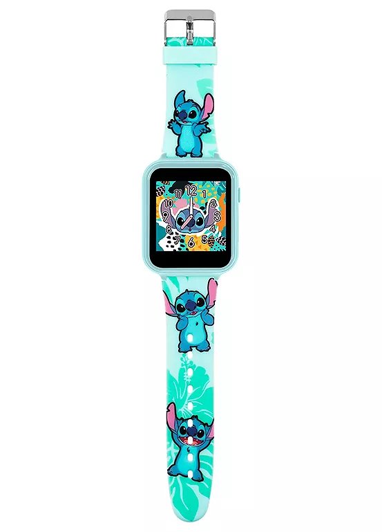Disney Kids Blue Lilo and Stitch Interactive Smart Watch with Silicone Strap