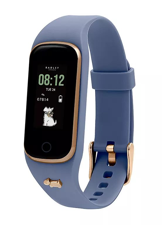 Radley London Series 8 Smart Watch with Blue Silicone Strap