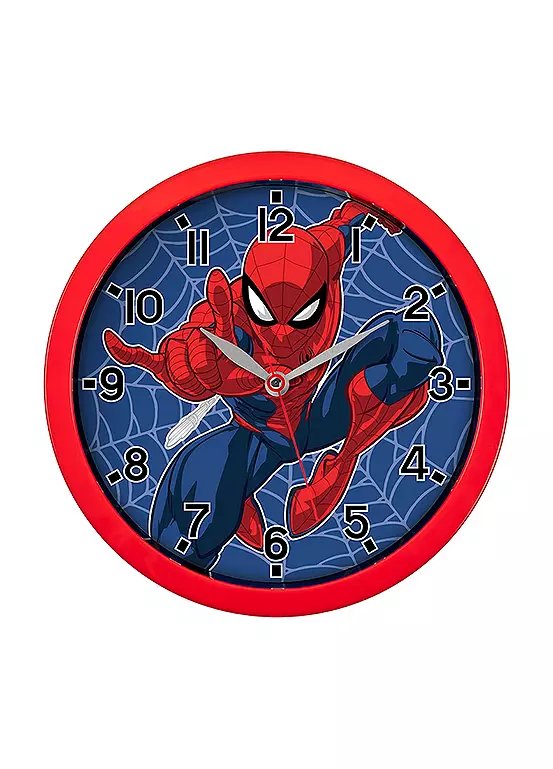 Disney Marvel Spider-Man Kids Wall Clock with Red Casing