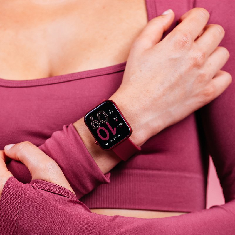 Reflex Active RA12-2158 Series 12 Smart Watch with Berry Strap