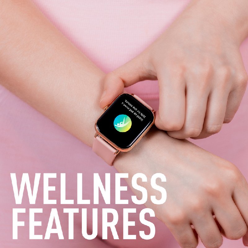 Reflex Active RA23-2166 Series 23 Smart Watch with Rose Gold Case and Pink Strap
