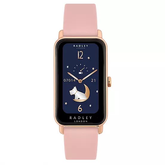Radley London Series 21 Rose Gold Cobweb Lozenge Smart Watch
