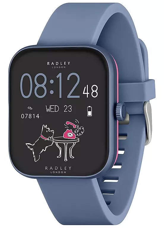 Radley Series 32 Smart Watch with Denim Blue Silicone Strap