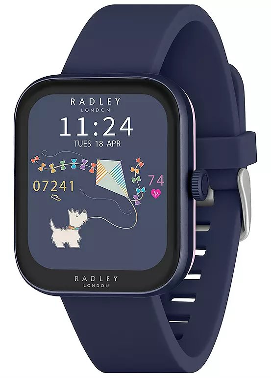 Radley Series 32 Smart Watch with Navy Silicone Strap