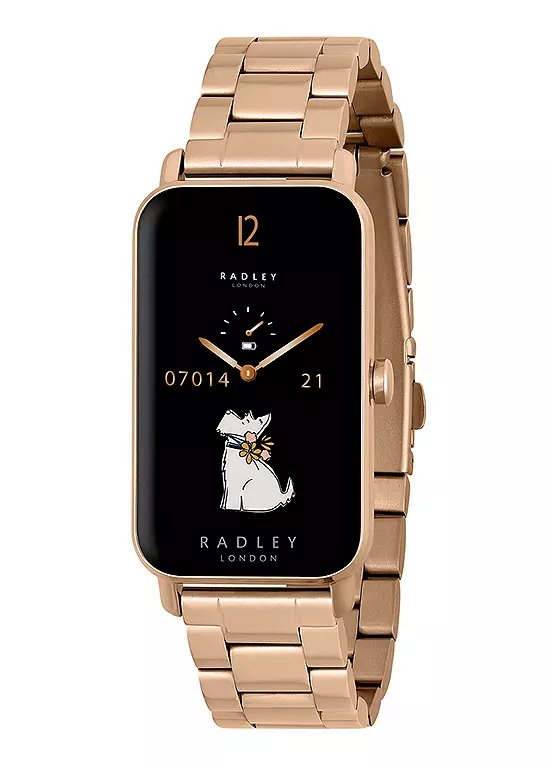 Radley London Series 21 Rose Gold Plated Stainless Steel Lozenge Smart Watch RYS21-4016