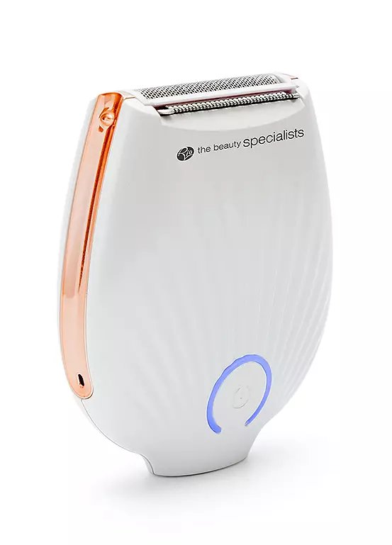 Rio Go Smooth Lady Shaver - White, USB Rechargeable with Travel Pouch