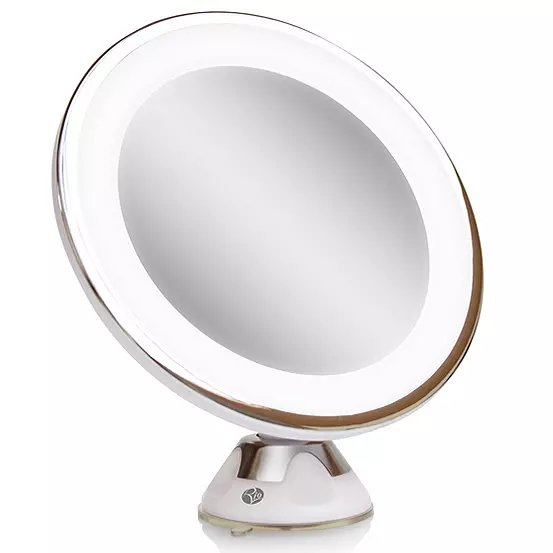 Rio Illuminated HD Makeup Mirror with 5x Magnetic Mirror and Diffuser Light